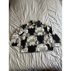 Rebel Vengeance All Over Print Cherubims Oasis Non Duco Dico Jacket Size Large